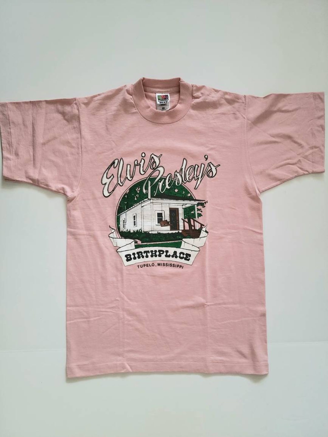 T-Shirt Bianca Retrò Elvis Presley - Concerto Rock Anni '50/'60 - Taglia Unica Ragazzo - Foto 2