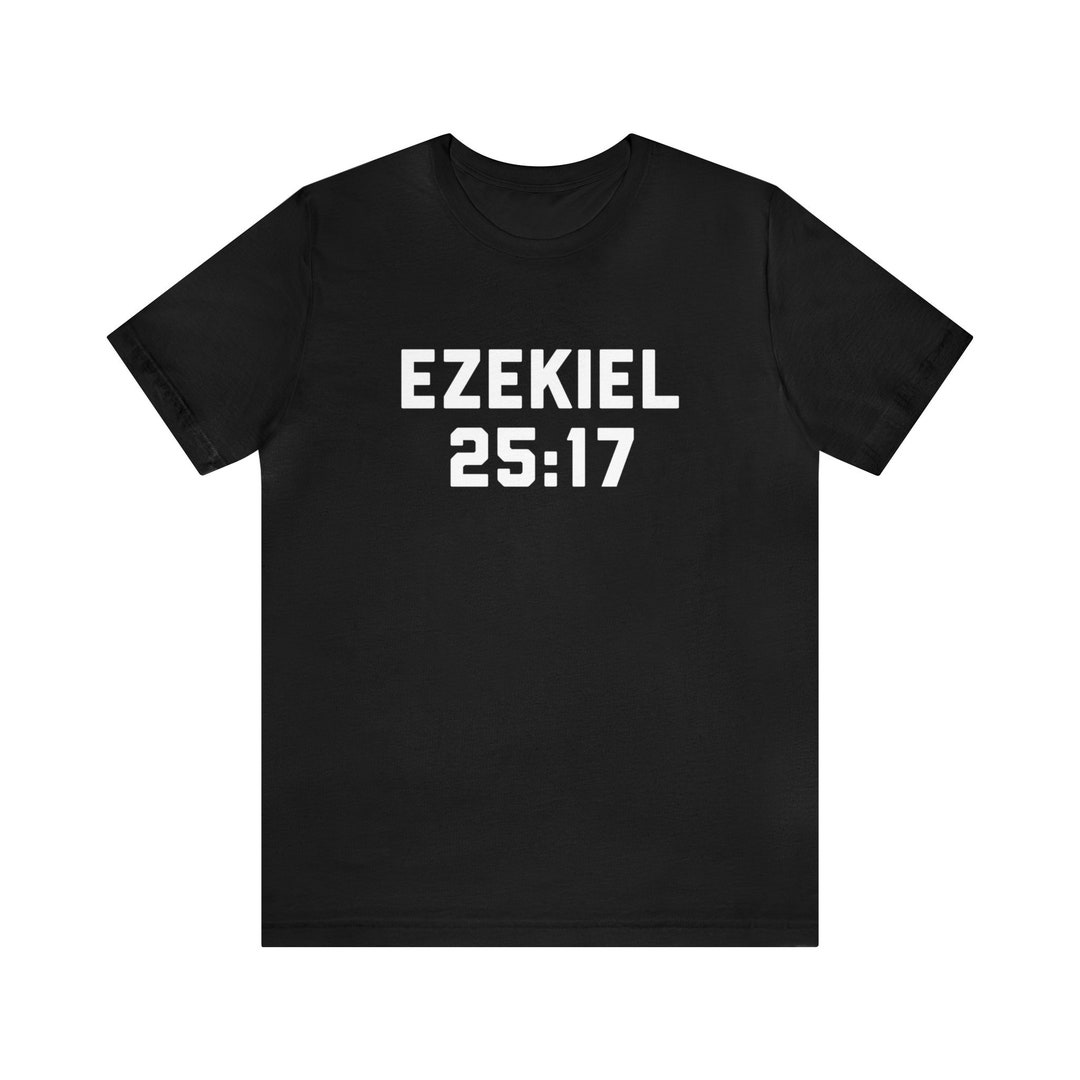 Urban Backwoods Ezekiel 25:17 Men's T-Shirt - Premium Heavy Cotton, Photo-Realistic Print, Regular Fit
