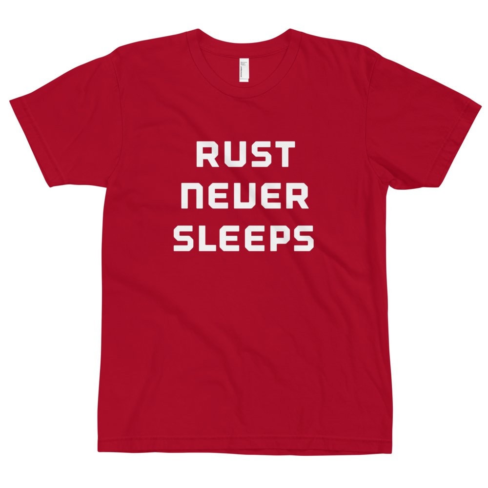 Rust never sleeps t shirt Clearance