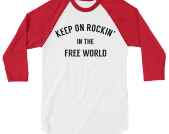 Keep on Rockin' in the Free World T-shirt, Classic Rock Gift