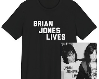 Brian Jones, T Shirt , Dazzling Glitter Print, the Rolling Stones