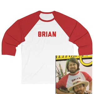 Brian T-Shirt, Classic Rock Inspired, Classic Rock Tee, Surfer Girl, Gift For Brian, Surf Music, Beach Music T-Shirt, Yacht Rock Tee, 70s T