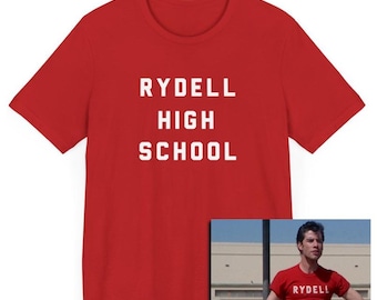 High School T-Shirt, Greaser, Danny Zuko, Musical, High School, 70s, Movie, Classic Movie, 60s, Musical, John, Olivia, Mom Gift, Tee Shirt
