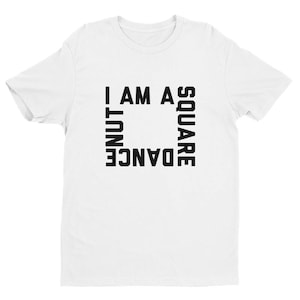 I&#39;m a square dance nut T-shirt! Funny Square Dancing, Gym Class, barn dance, line dance, 70s Novelty T-Shirt, Vintage Dance Tee, Quirky Tee