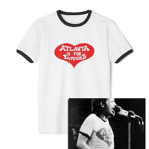 Atlanta Is For Lovers T-Shirt, Classic Rock Attire, Georgia Clothing, 70s T-Shirt, 70s Love Shirt, Southern Rock, Heart Statement Tee, South