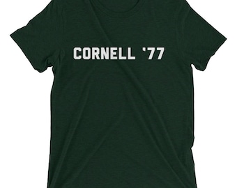 Cornell 77, Classic rock T-Shirt, 1977 Shirt, Music festival tee, Jam band gift, Outdoor Music, Rock and Roll Gift, Festival Goer, Retro Tee