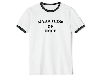 Marathon Of Hope T-Shirt, Runner, Running, Canada,  80s, Track and Field, Inspirational Tee, Retro Running T-Shirt, Marathon T-Shirt, 80s