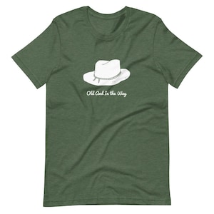 Old & In the Way Cowboyhut-T-Shirt! Bluegrass, 70er Musik, Country Musik, Banjo Geschenk, lustiges Geschenk, Musikliebhaber, mein Gras ist blau, Folk Tee