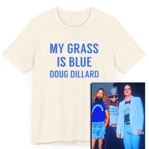 My Grass Is Blue Doug Dillard, Street Survivors Album, Bluegrass Gift, Classic Rock, Southern Rock T-Shirt, 70s Music Gift, Gift For Dad