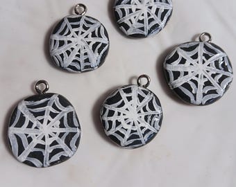 Spiderweb Jewelry Charms