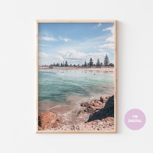 New Zealand Print | New Zealand print digital download | Mount Maunganui Print | Instant Download | NZ wall art home decor