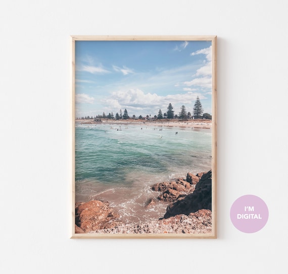 New Zealand Print | New Zealand print digital download | Mount Maunganui Print | Instant Download | NZ wall art home decor