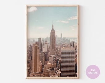 New York, Empire State, New York art print, New York art prints, New York wall art, New York poster, New York skyline, New York gift