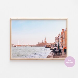 Venice Print | Italy Print | Sunset Print | Back to school | Europe Print | Wall Decor | Home Decor | Dorm | Printable Art | Digital Art