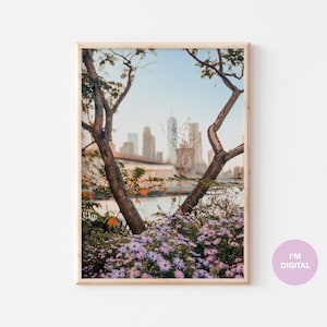 DUMBO Print | New York City Print | Brooklyn Print | Wall Art | Home Decor | Printable Art | Digital Art | College decor | Instant download