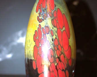 Brian Maytum Studios Signed Blown Glass Oil Lamp 1980 6-14