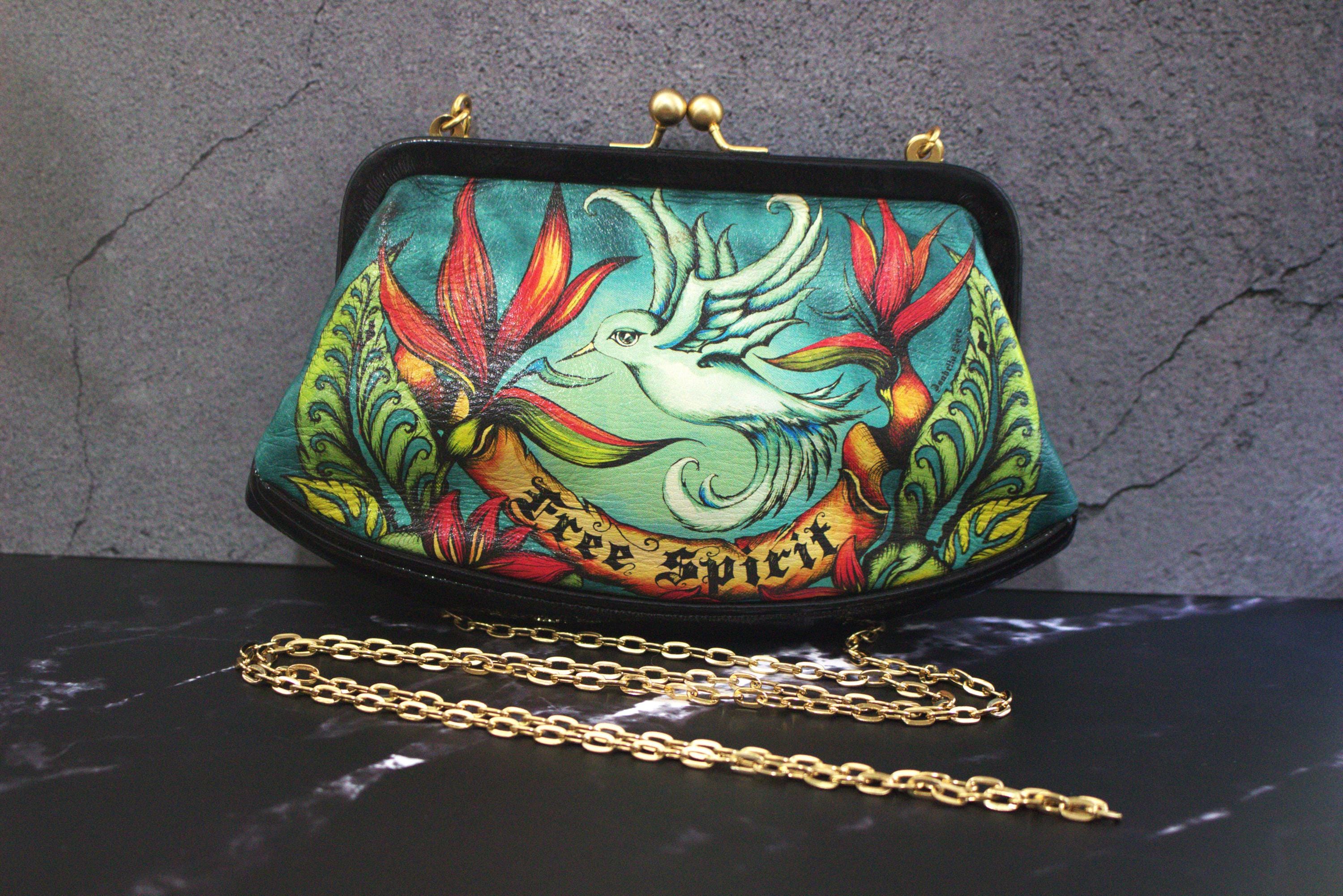 【GW割】イザベラフィオーレ　アンティーク革バッグ Isabella fiore purse - Etsy 日本