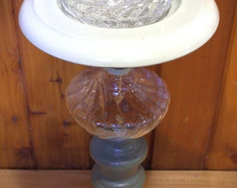 Cenicero de pie vintage de mediados de siglo