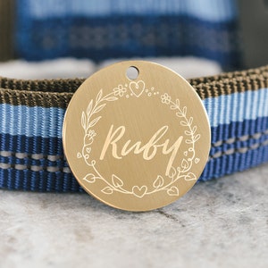 Hondenpenning - gepersonaliseerd stalen ID-tag - aangepaste metalen huisdiertag - gechipt tag - kattenpenning - SDT15
