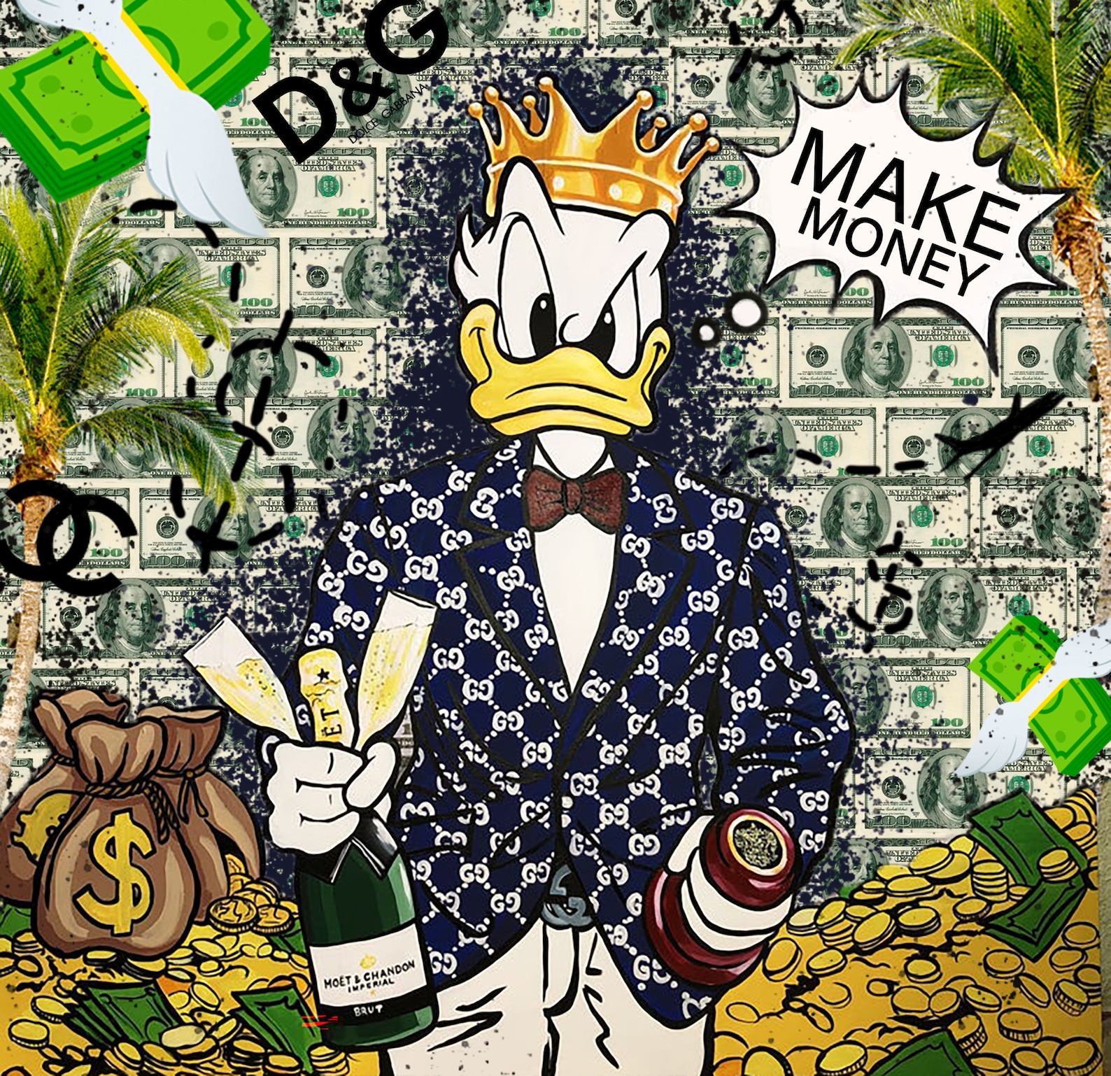 Scrooge Mcduck and Money - Etsy