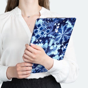 Batik Blue Ethnic Clipboard for Teachers, Coaches, at the Office Stylish Gift