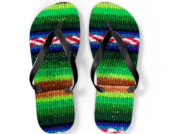 Randiga flip-flops i sherpa-stil