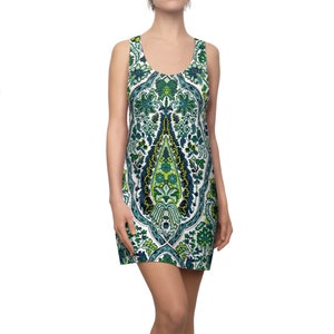 Women&#39;s Sundress Racerback Dress Paisley