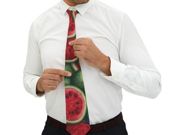 Watermelon Splash Necktie Perfect Gift