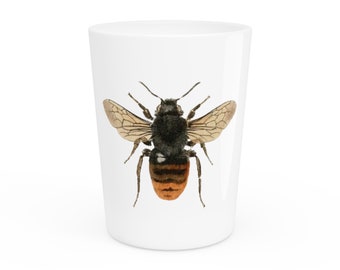 Honey Bee-shotglas, tequila, ingefärsshot Perfekt present