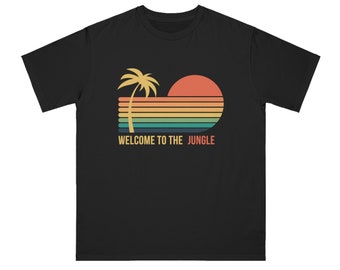 Groovy Organic Unisex Klassisk T-shirt Välkommen till djungeln