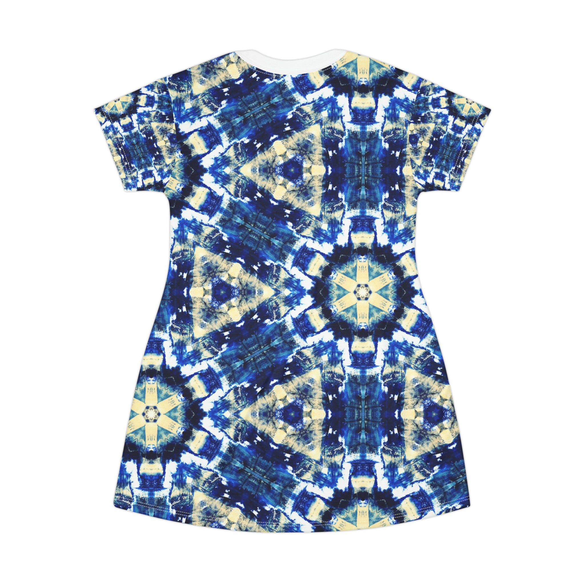 blue and yellow tie dye dress Tie-Dye Ruched Bodycon Mesh Cami Maxi Dress  Blue Zone Planet