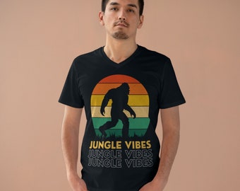 Jungle Vibes Big Foot Herr Ekologisk Presenter V-ringad