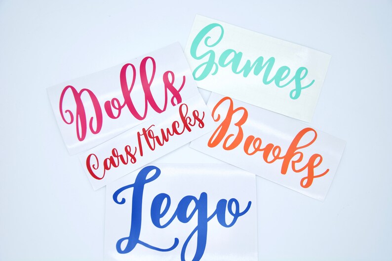 Personalised Container Stickers Kitchen Storage Vinyl Etsy UK