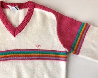 White Multi-Colored Ski Sweater for Ken /& Friends Doll