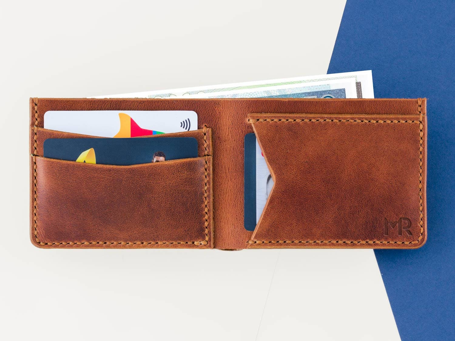 Bifold wallet bifold leather wallet bifold purse horween | Etsy