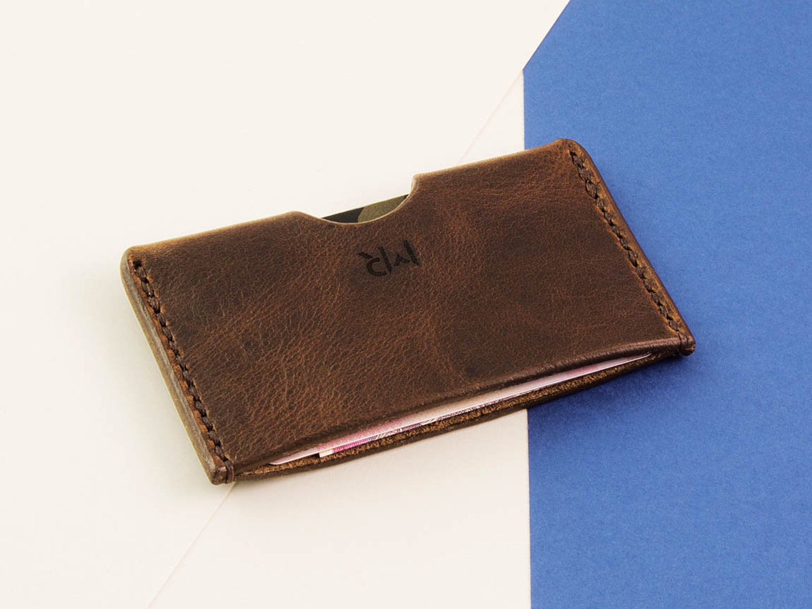 Leather Card Holder Pattern, Leather Card Holder Template, Card Holder