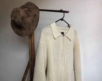 Vintage wool cardigan.