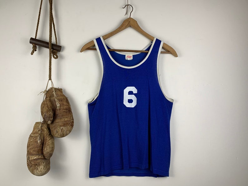 Hane Sport Vintage 1950\u2019s Varsity Tank Top