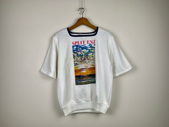 Short Sleeve Split Enz Sweatshirt