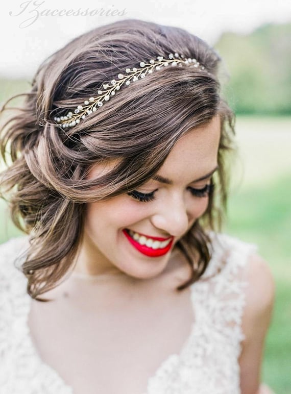 Bridal Headbands & Hair Vines – La Bella Bridal Accessories - Foto 3