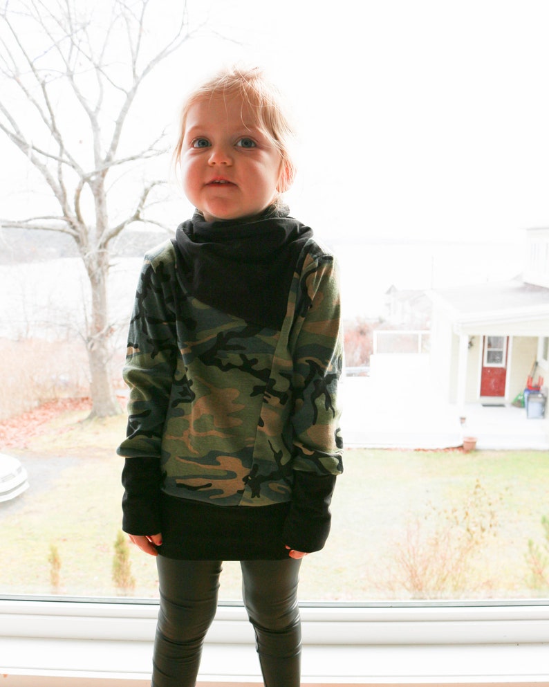 Kids biker pullover baby sweater Grow with me kids sweater toddler sweater Unisex Biker Pullover MADE TO ORDER