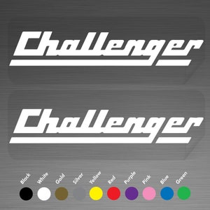 Challenger Boat Outboard Motor Marine Decals Vinyl Stickers A Pair Set of 2