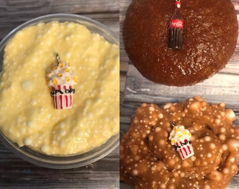 Yellow Fluffy Floam Slime 4oz stretchy Sensory Toy Stress Relief Yellow Fluffy Floam Slime 4oz stretchy Sensory Toy Stress Relief