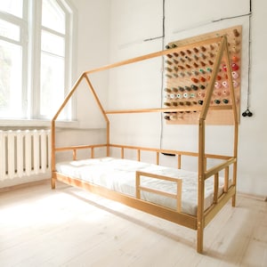 Detachable Montessori Bed Rail - Child & Toddler Safety Guard for Cocoon Beds
