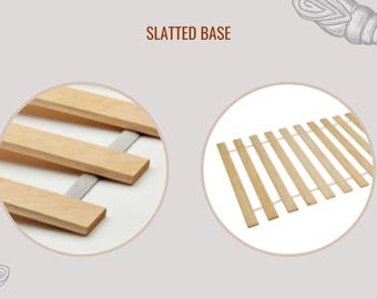 Conjunto de láminas / Base de cama de madera / Soporte de colchón para nuestras camas Montessori