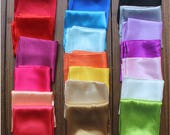 22 Colors Available Silk Square Neck Scarf 9.9 each or 3 for 24.9 Solid Color Vintage Style Silk Bandanas Silk Headband Silk Hair Scarf