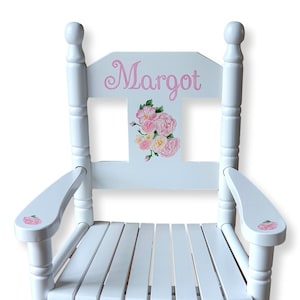 Personalised, Hand-painted Children&#39;s Rocking Chair - artwork of your choice - FREE DELIVERY