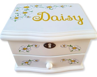 Musical Jewellery Box - Handpainted Name & Artwork