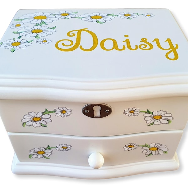 Musical Jewellery Box - Handpainted Name & Artwork