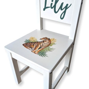 Personalised, Hand Painted Static Children&#39;s Chair - Any name and artwork - FREE DELIVERY